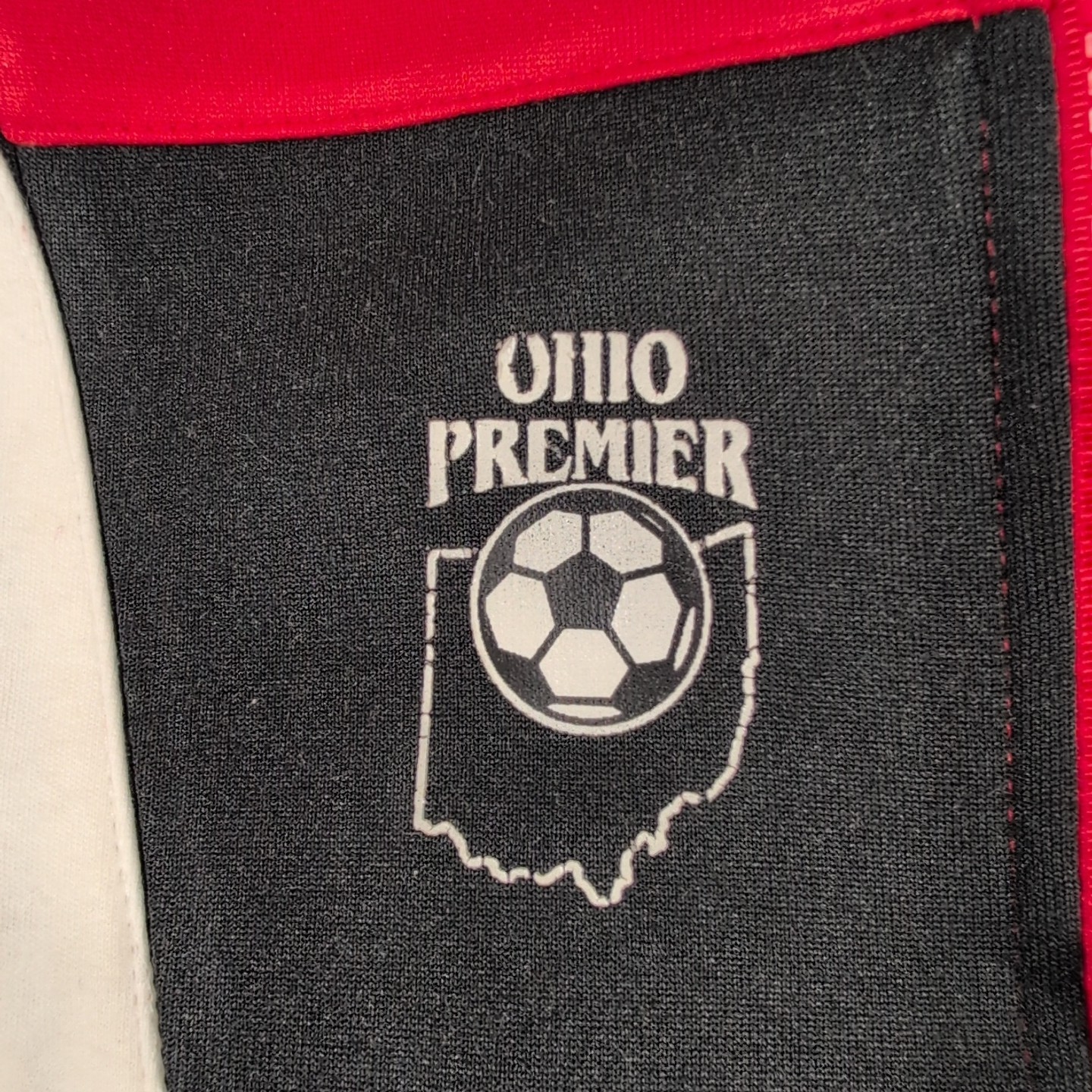 VTG 90s Adidas Full Zip Soccer Track Jacket Warm-up Top Adult Sz XS Ohio Premier