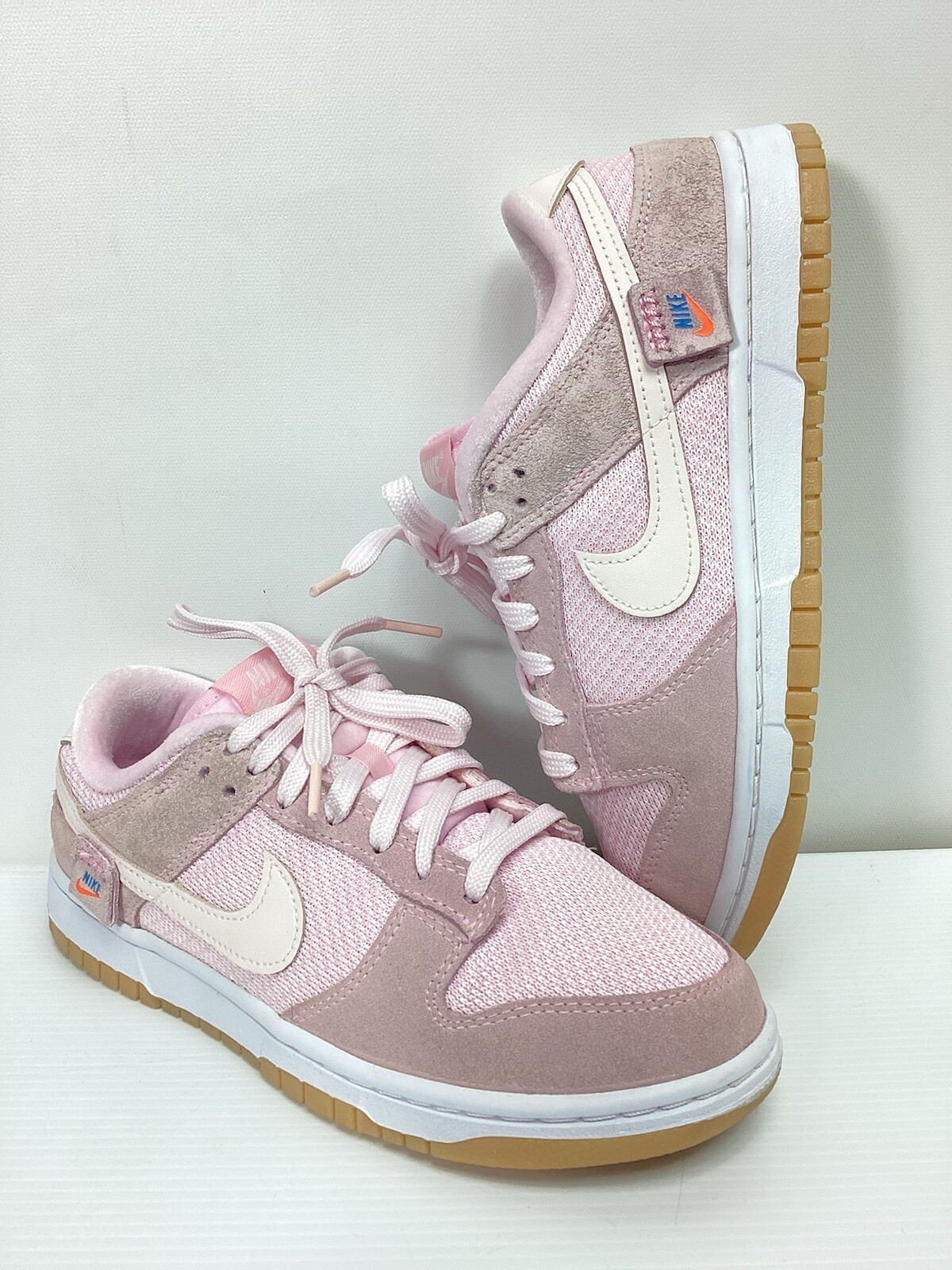 Nike Dunk Low Soft Pink Teddy Bear Sneakers DZ5318-640 Women Size 7.5