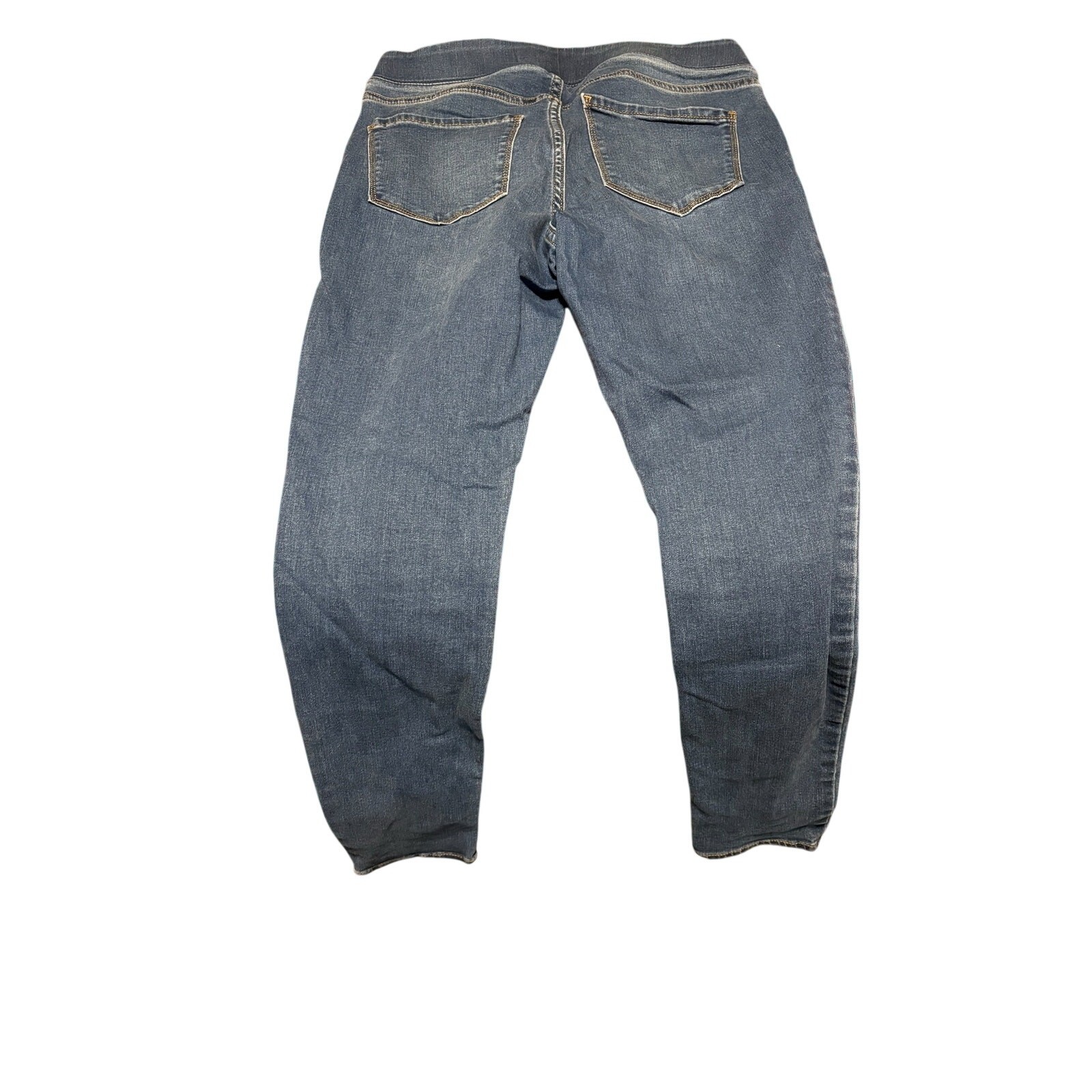 Old Navy Women Skinny Jeans Medium Wash Sz 10 Short Built-In Sculpt Stretch Blue