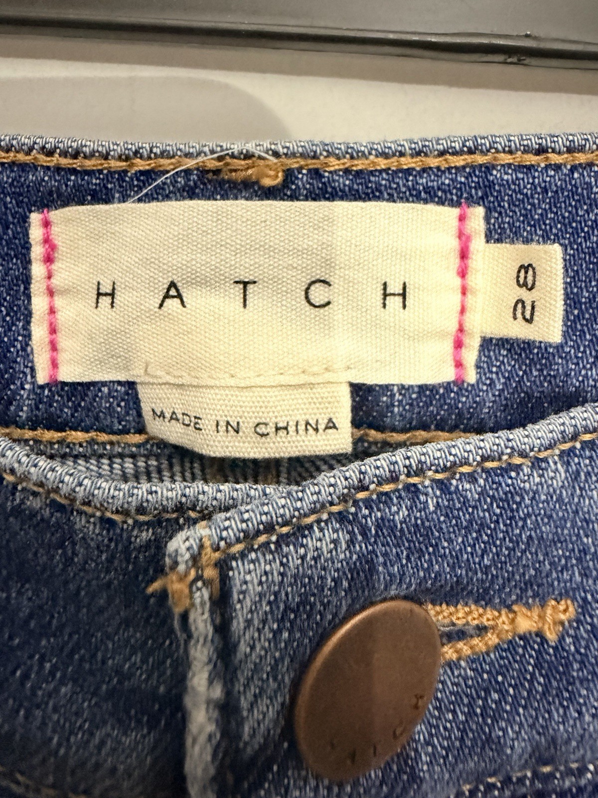 Hatch The Crop Maternity Jeans In Indigo Size 28 E102802 NWT