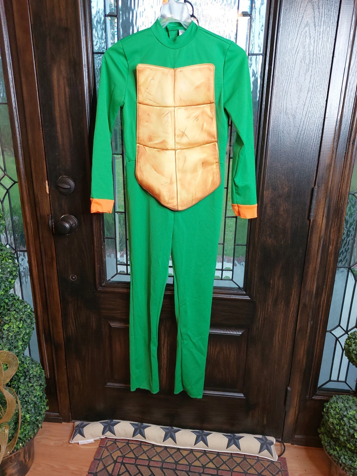 Spirit Halloween Costume MICHELANGELO Teenage Mutant Ninja Turtles Child L 12-14