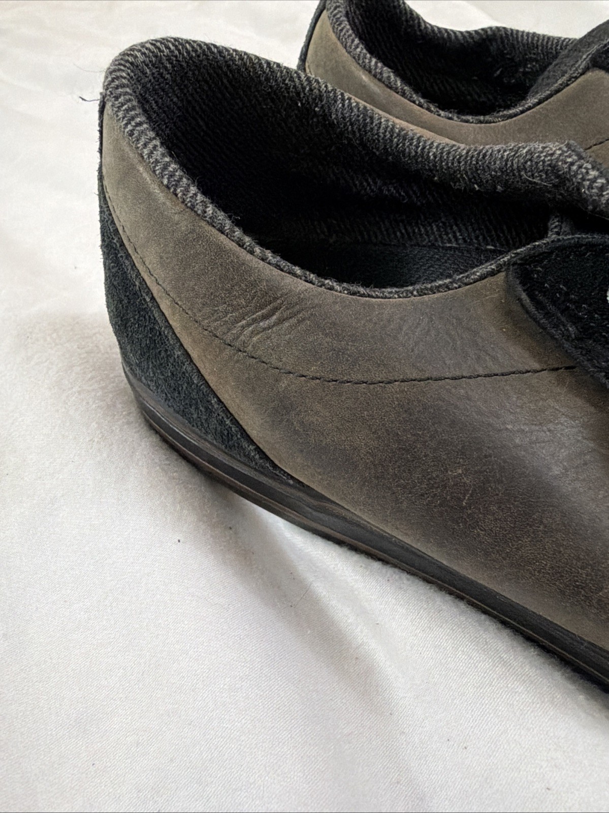 Teva Roller Leather Skate Sneakers Mens Size 10 EUR 43 Suede Black Brown