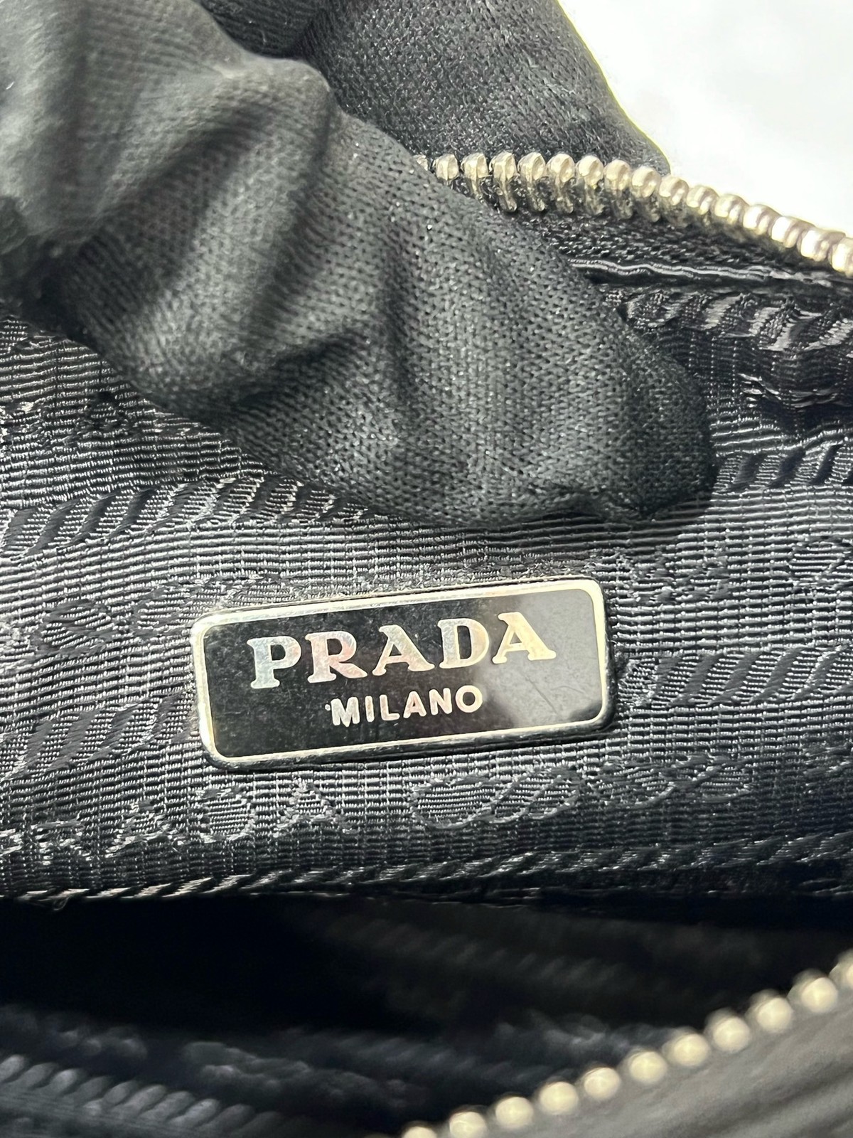 Prada Re-Edition 2005 Normal Black Nylon Multi Carry Bag w/ Pouch Duty Paid