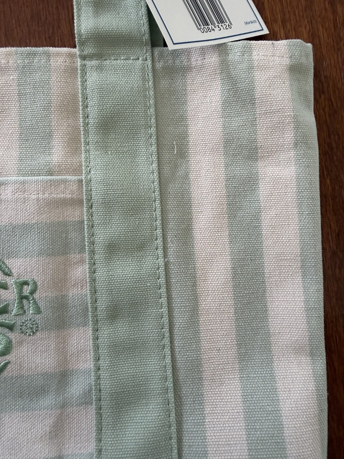 Trader Joe’s Mini Pastel Striped Canvas Tote Bag Set of 4 NWT 2026 Spring Mini