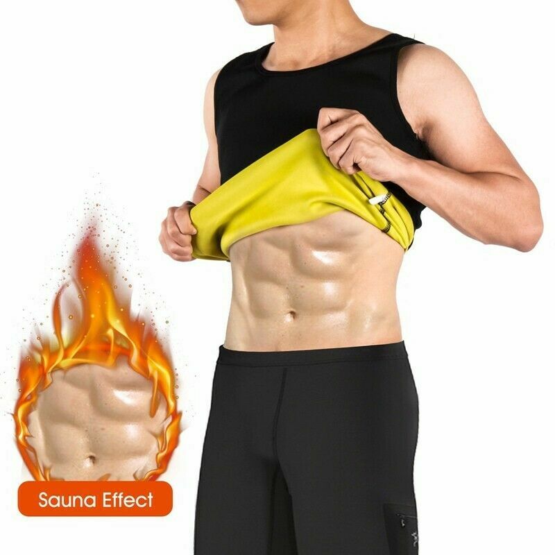 Men’s Body Shaper Vest For Slimming Tummy Waist lose Weight Compression Shirt US