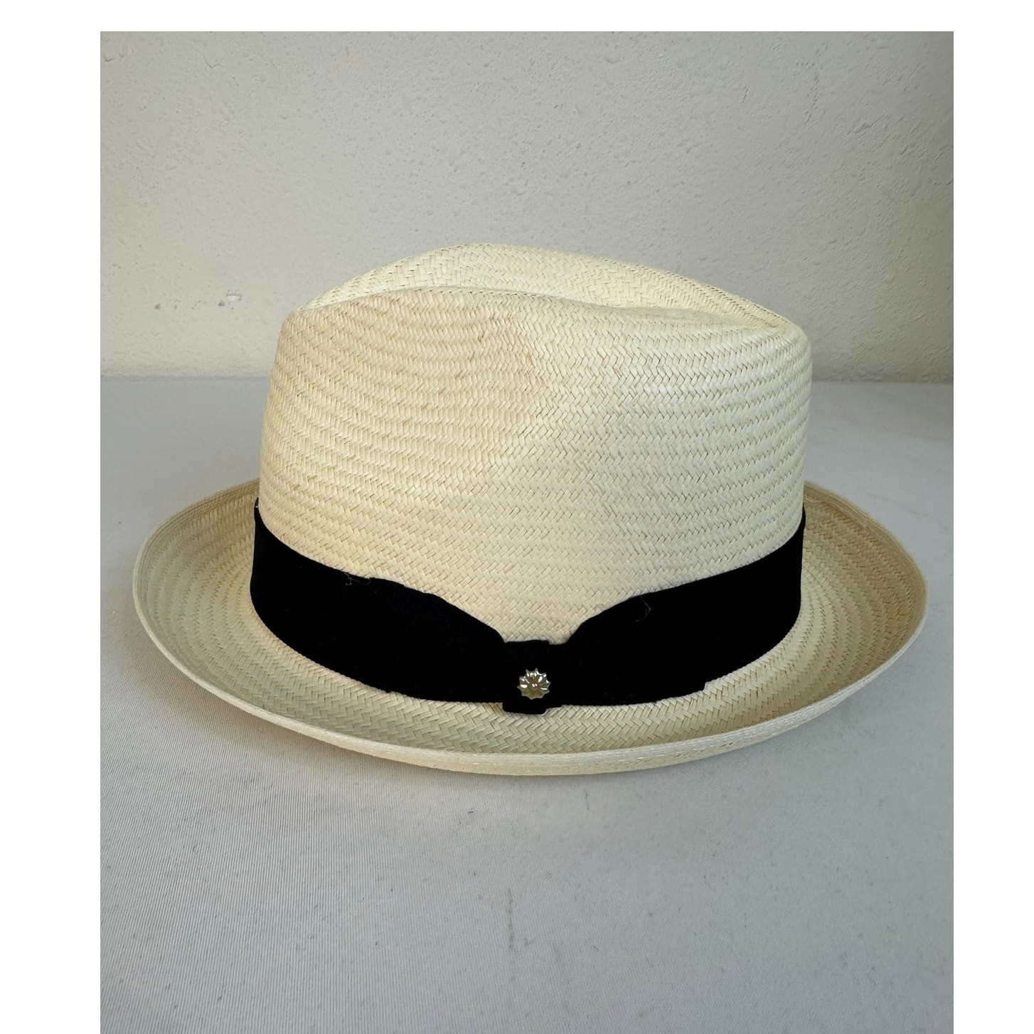 Montana Hat Co Mens Authentic Classic Panama Hat 100% Paja Toquilla Straw Medium