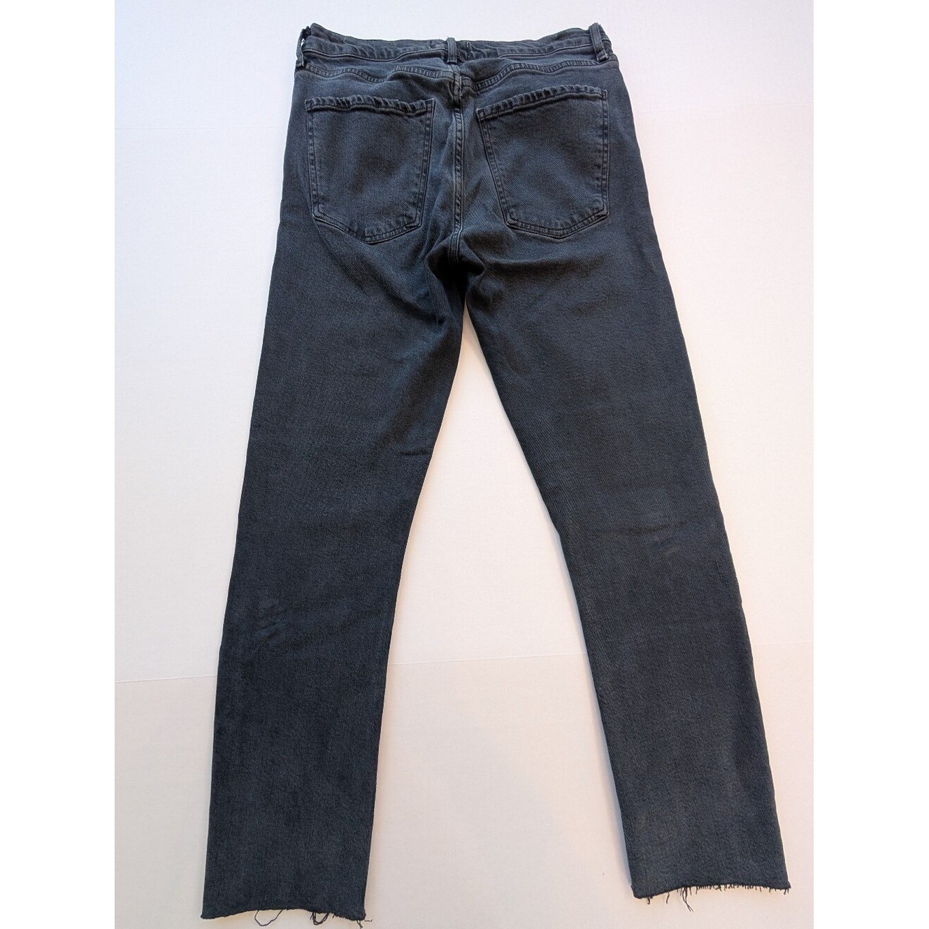 AGOLDE Toni Jean in Washed Black