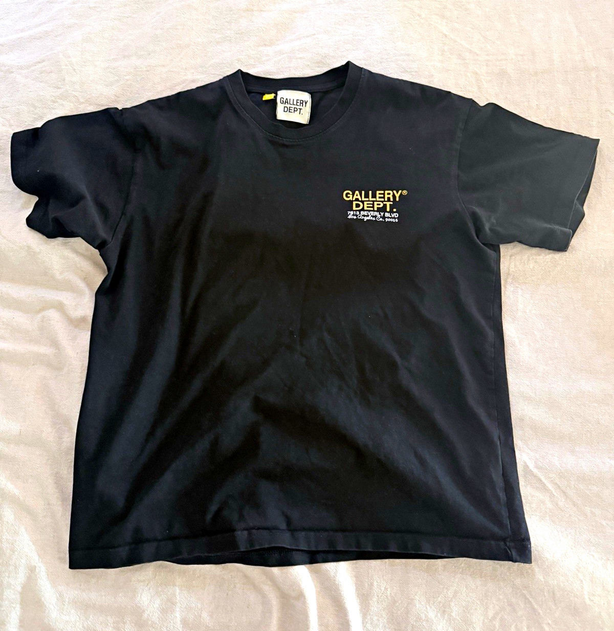 Gallery Dept. Men’s M Black Cars Graphic Logo Short Sleeve Crew Neck T-Shirt