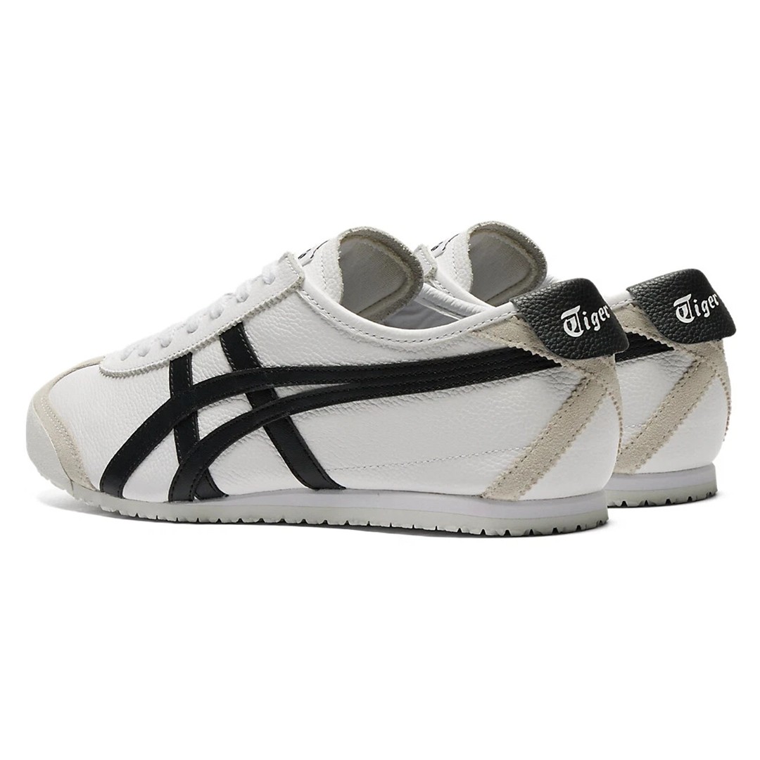 New Authentic Onitsuka Tiger MEXICO 66 WHITE BLACK Sneaker 1183A201-126 With Box