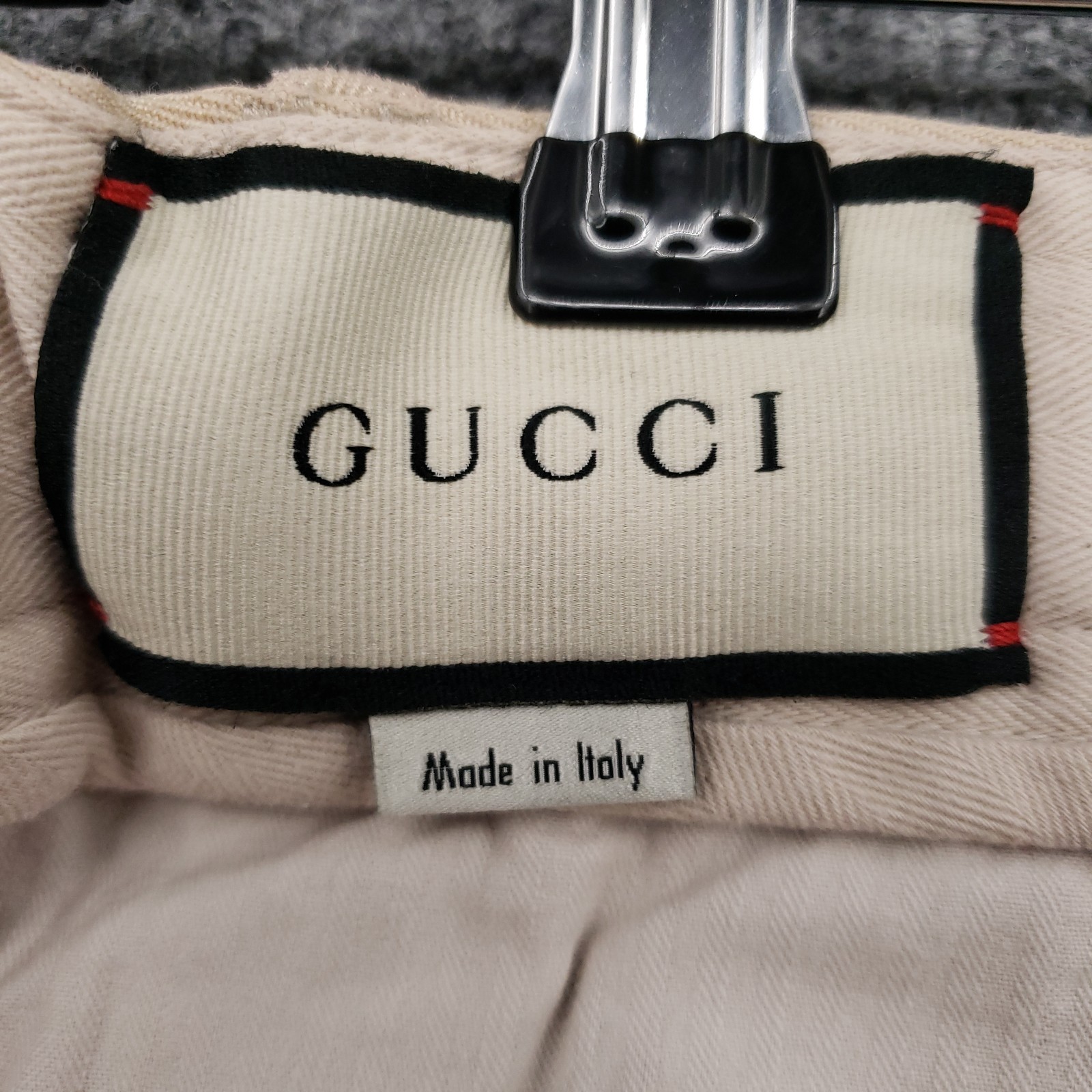 Gucci Pants Mens 30×26 48 Beige Gucci Bano Chino Flat Front Straight Trouser