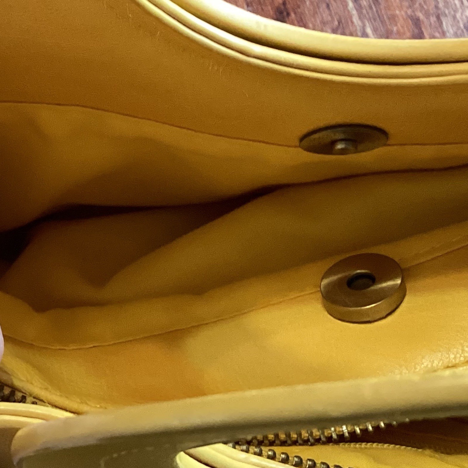 Joy Susan Yellow 100% Vegan Leather Circular Handle Crossbody Handbag Satchel