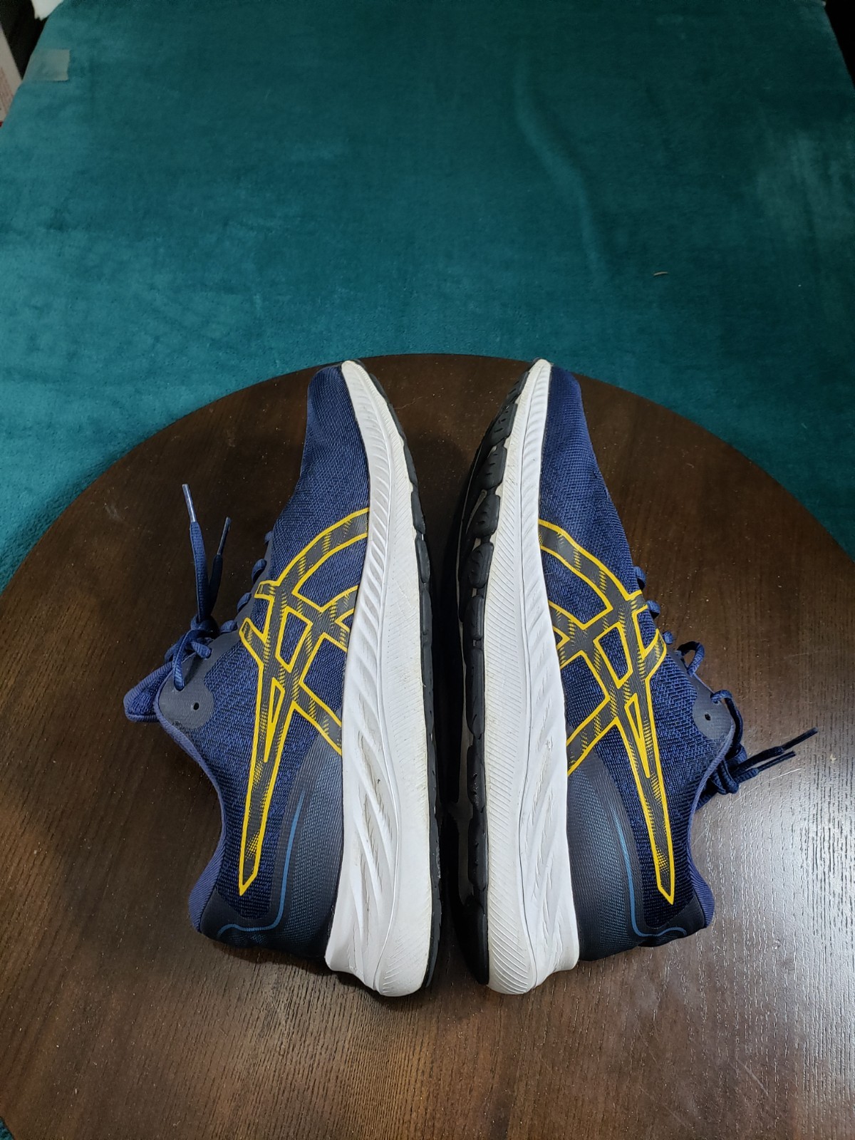 ASICS GEL EXCITE 9 Shoes Sneakers Size 11 Men Blue Running Gym Marathon 1011B338