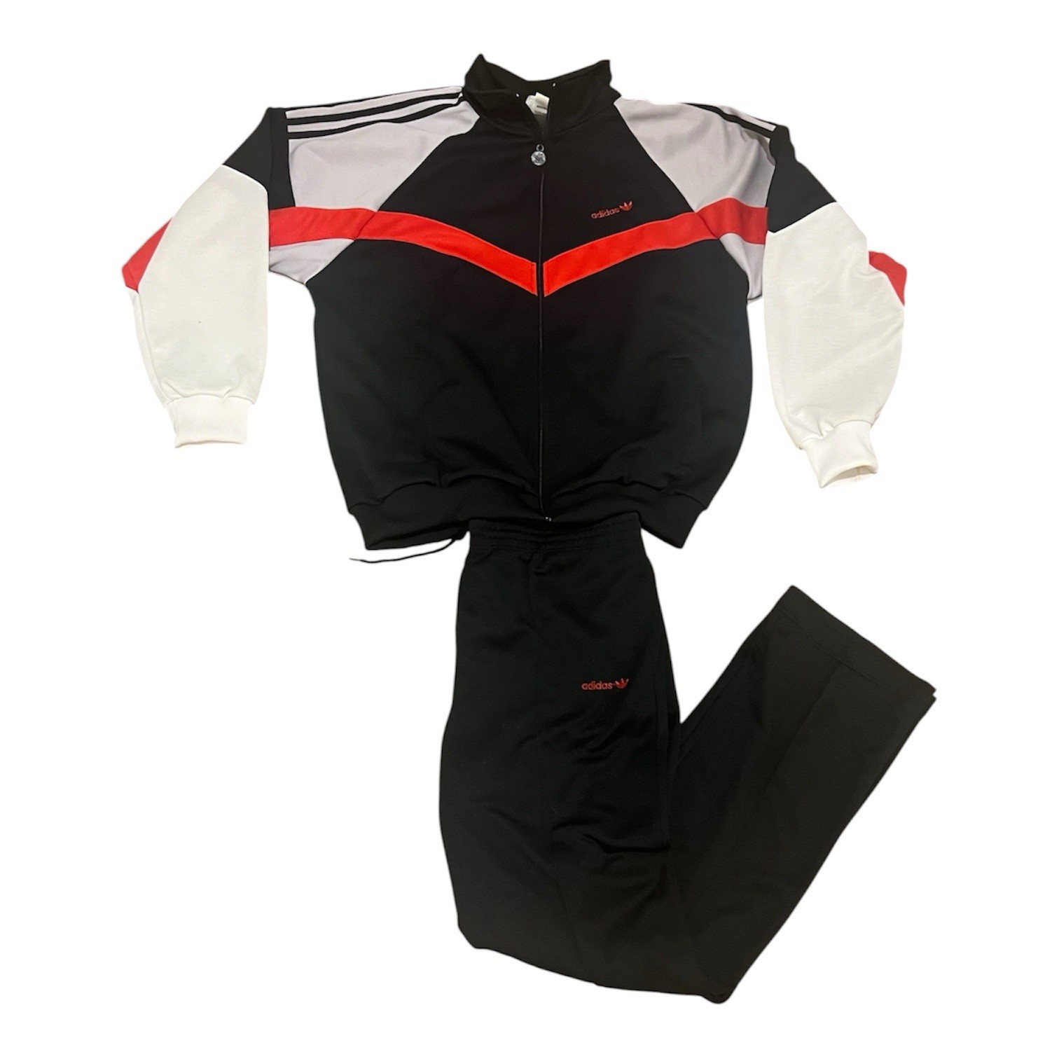 Vintage 80s Adidas Track Suit Large Taiwan Run DMC