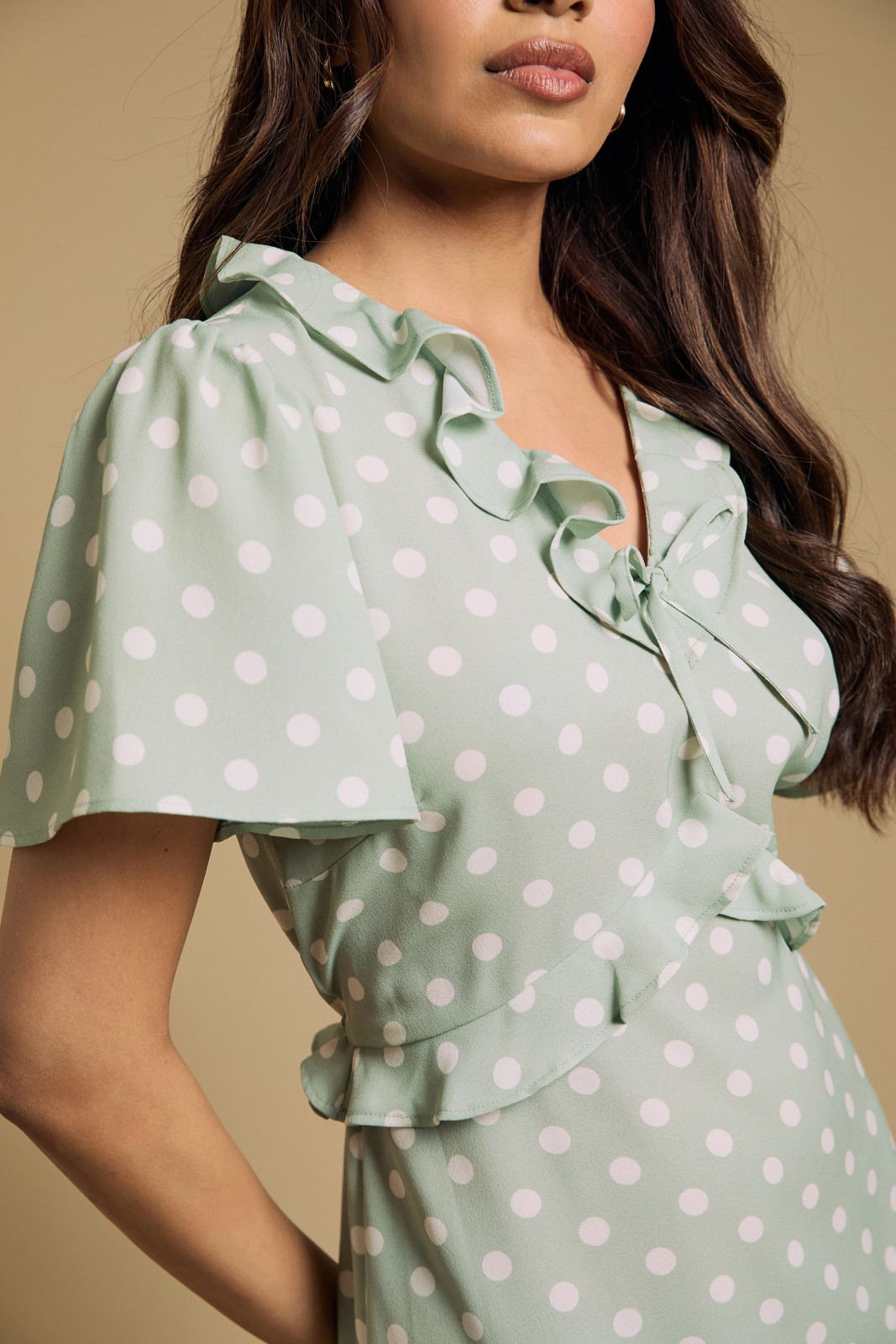 Dorothy Perkins Green Mini Dress Womens Occasion Dresses