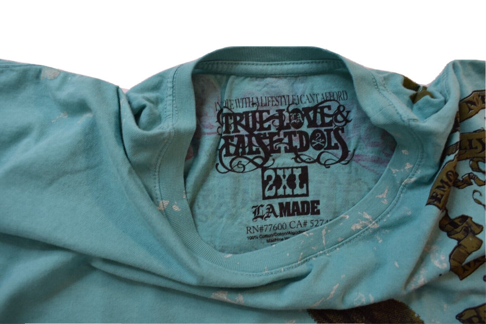 True Love False Idols TLFI Mens Chains & Things We Been Through It All Shirt NWT