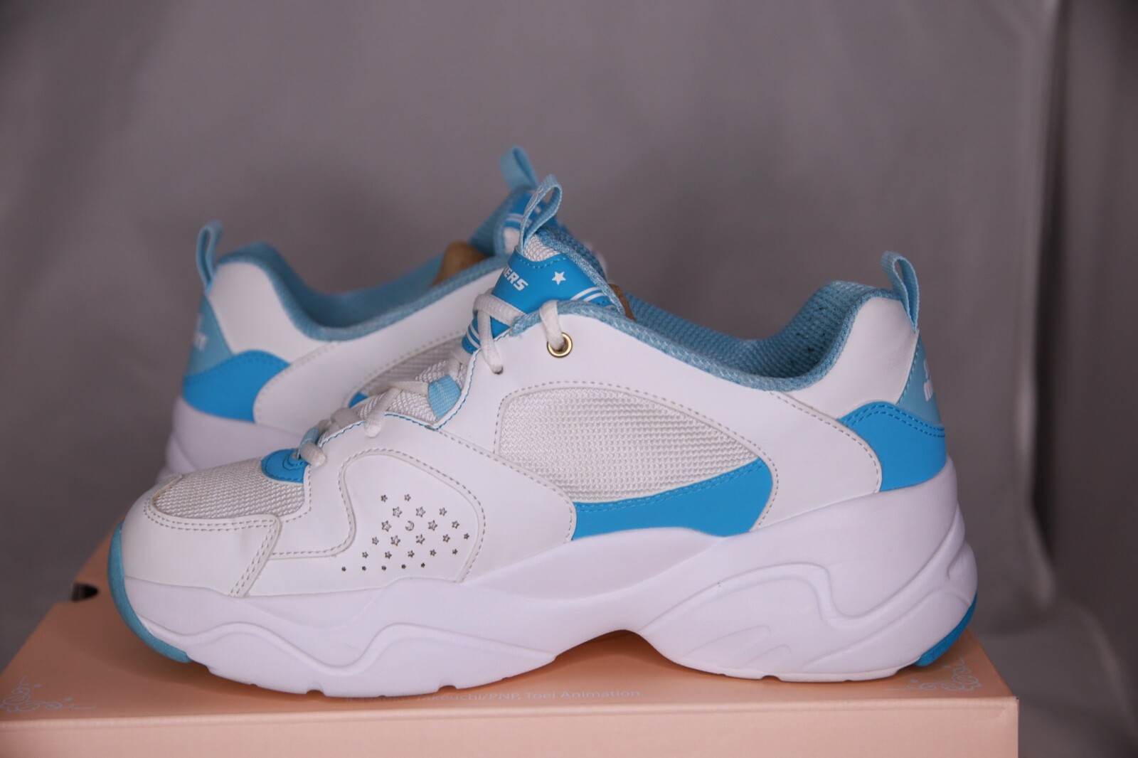 Skechers Sailor Moon x D’Lites Airy 2.0 Sailor Mercury Women’s Size 8.5 OG Box