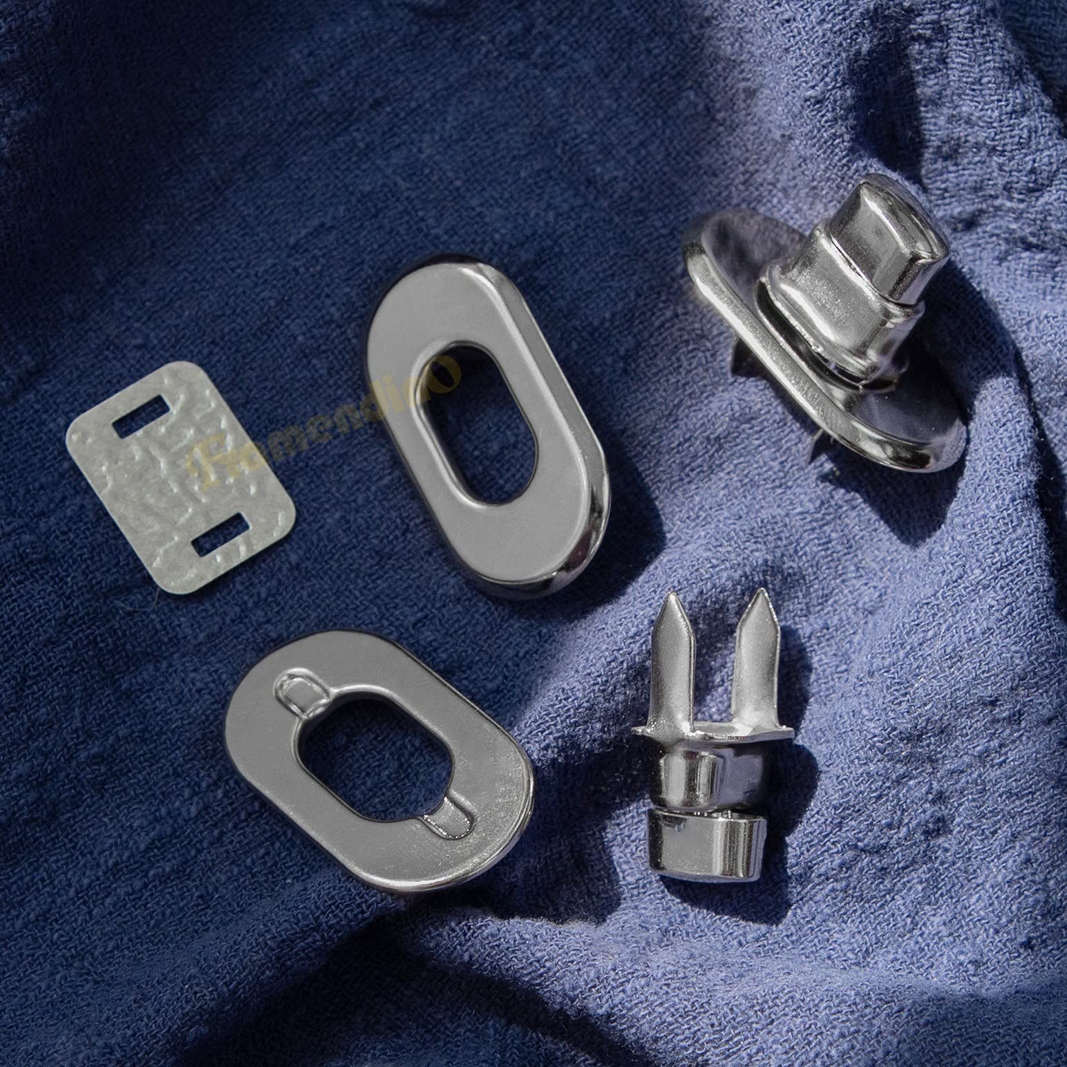 12 Pack Turn Lock Clasp Meal Bag Purse Closure Twist Lock Fasteners for Handbag
