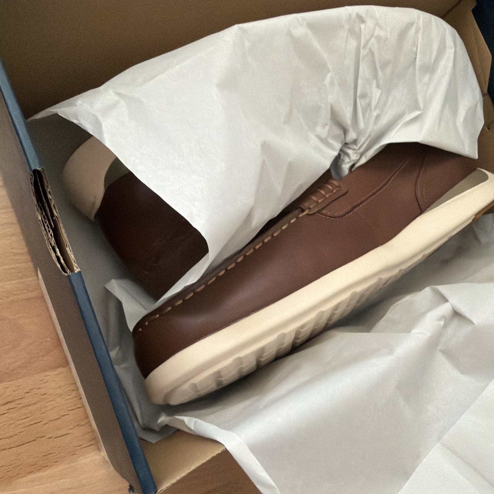Cole Haan Grand Atlantic Penny Loafer Slip On Moc Toe Men’s Size 11 Brown C33028