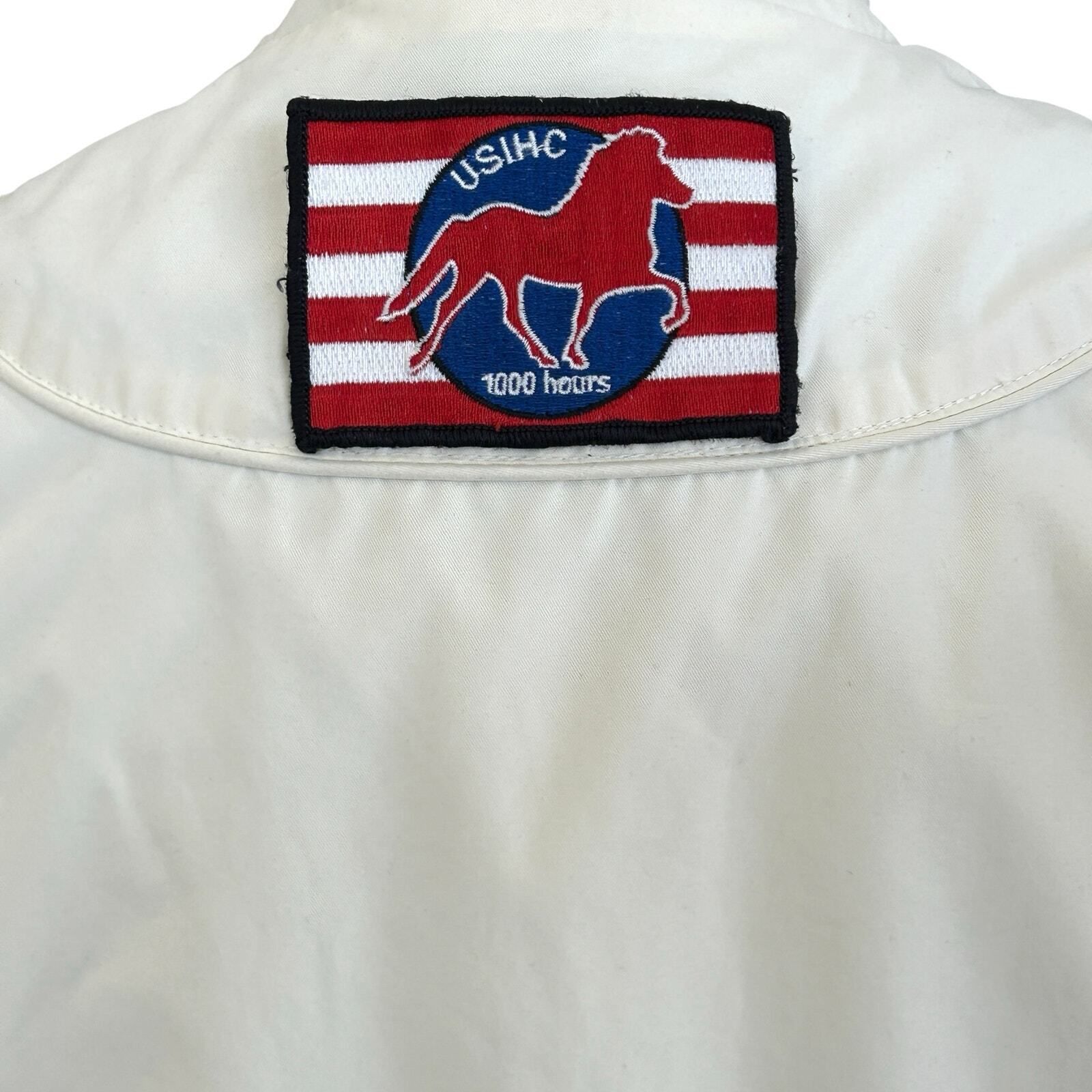 Mountain Horse Full Zip Riding Vest Women Medium Cream Equestrian Horses Outdoor