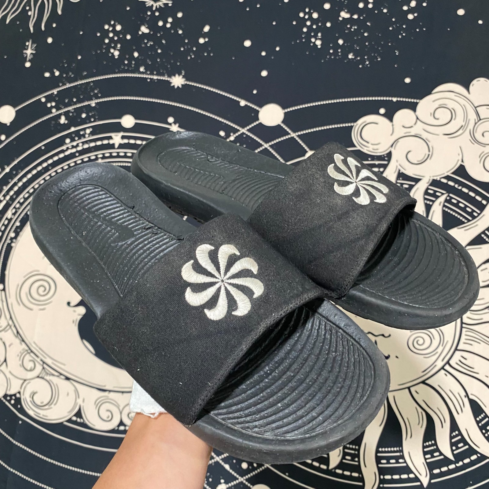 Nike Victori One Next Nature DM8598-002 Slide Sandal Men’s Black Slip-on Casual