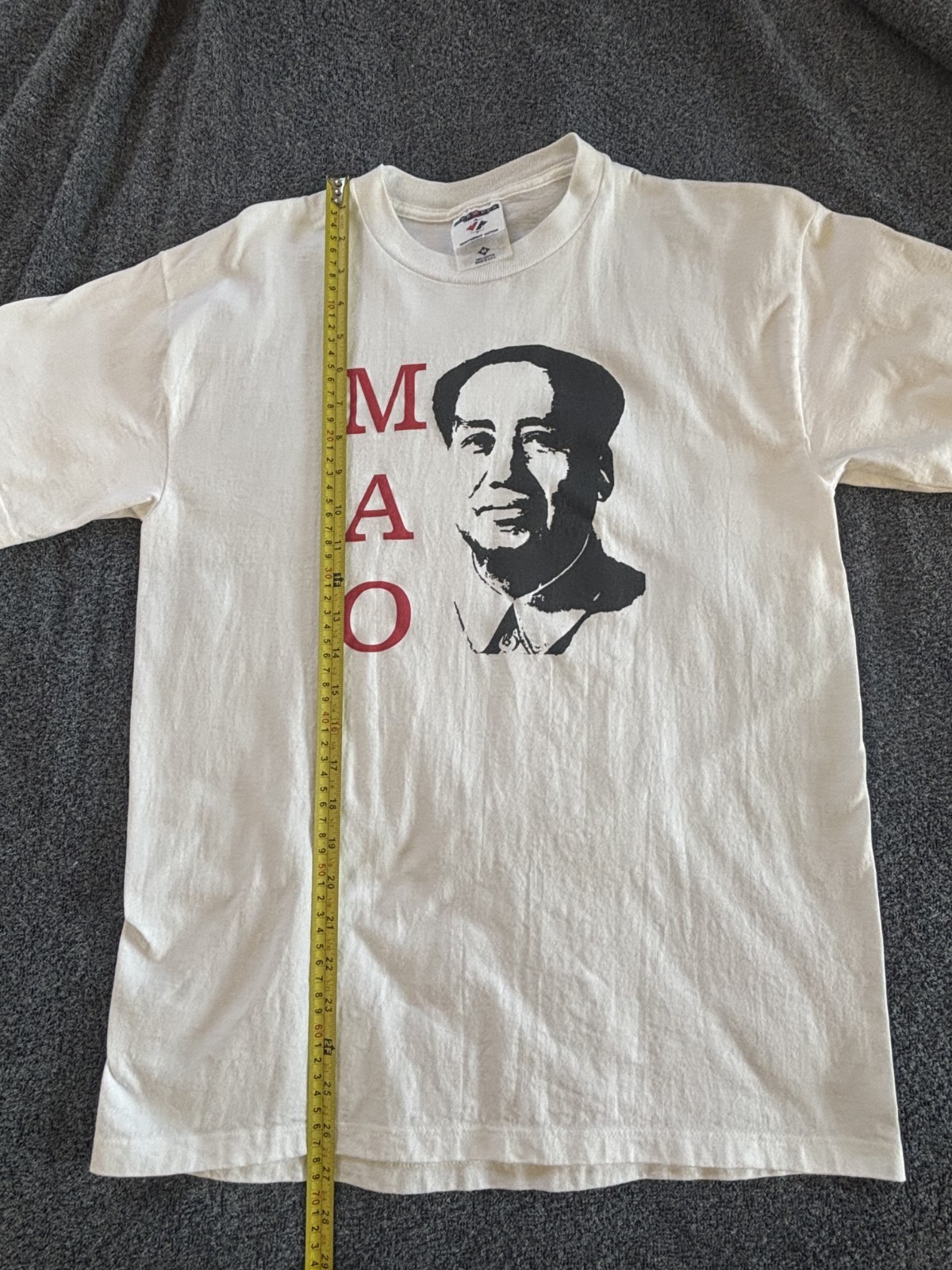 Vintage 90’s Mao Zedong China T-Shirt Size M One Washed & No Worn Jerzees USA