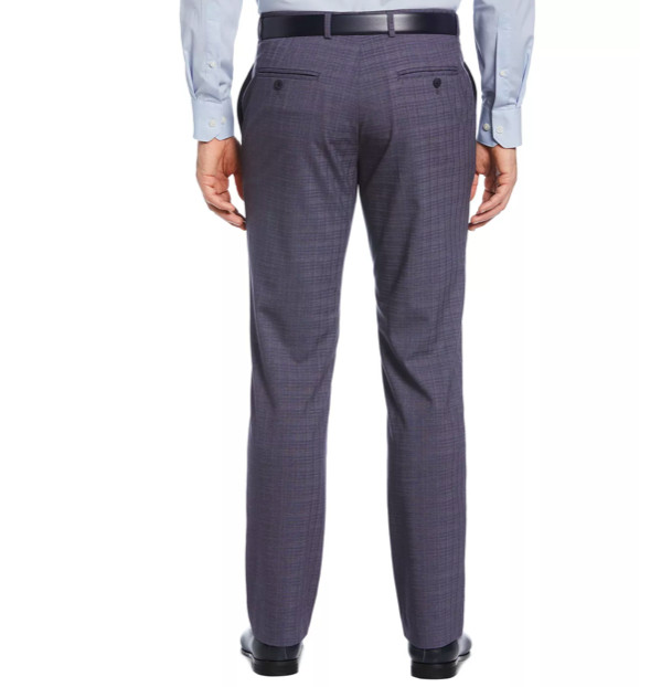 Perry Ellis Men’s Slim-Fit Flat Front Dress Pants Size 29 X 30 New $95 5RFB0141