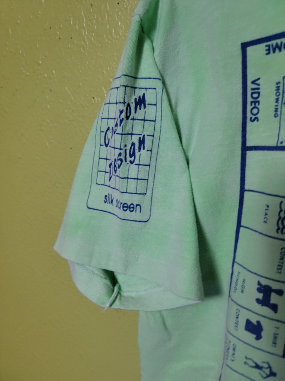 Vintage 1980s Shirt Omni Monopoly Green 1989 Sports Fitness Single Stitch USA