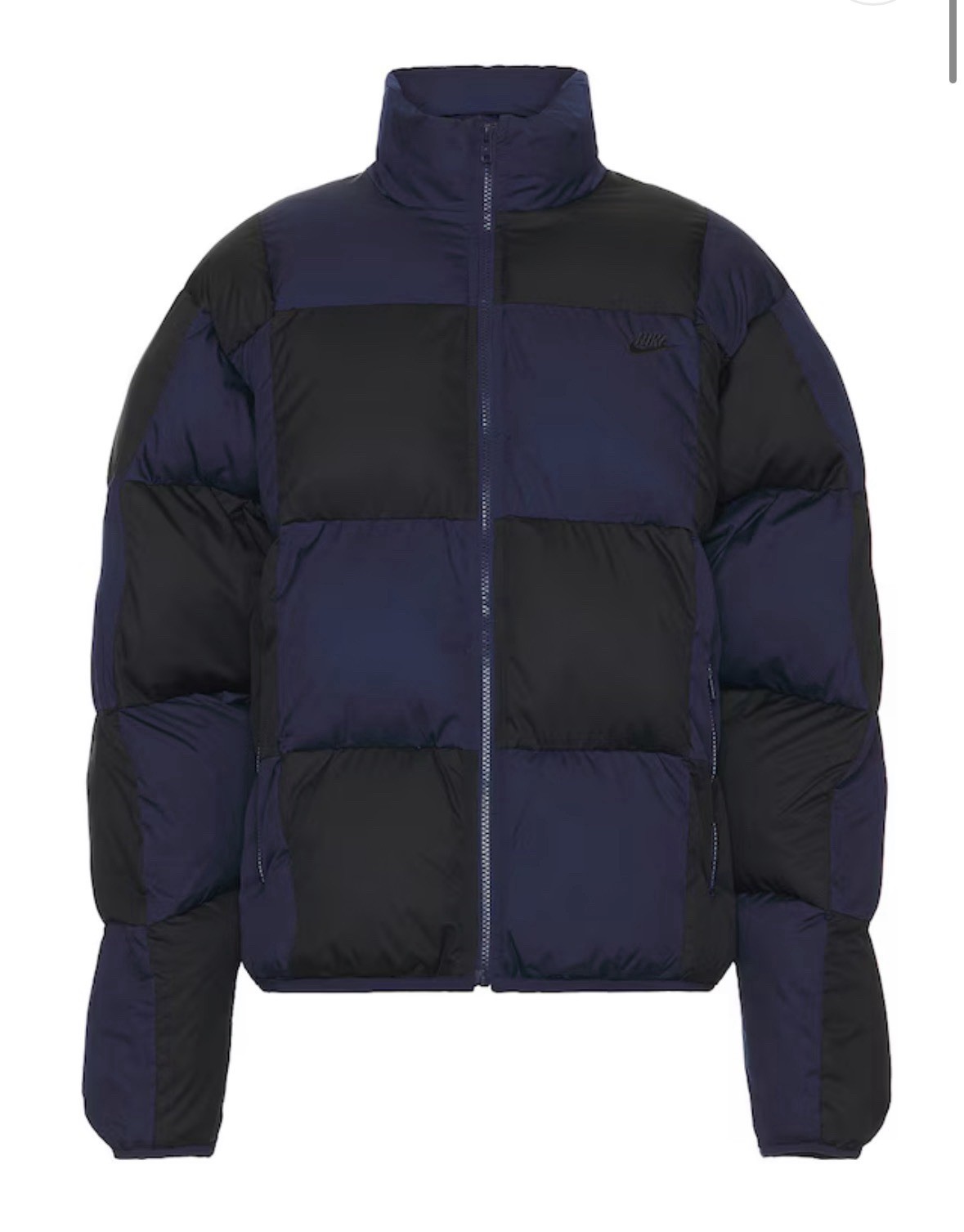 Men M Nike Checkered Puffer Jacket Therma-Fit Full Zip New FZ0865-410 $260 NWT