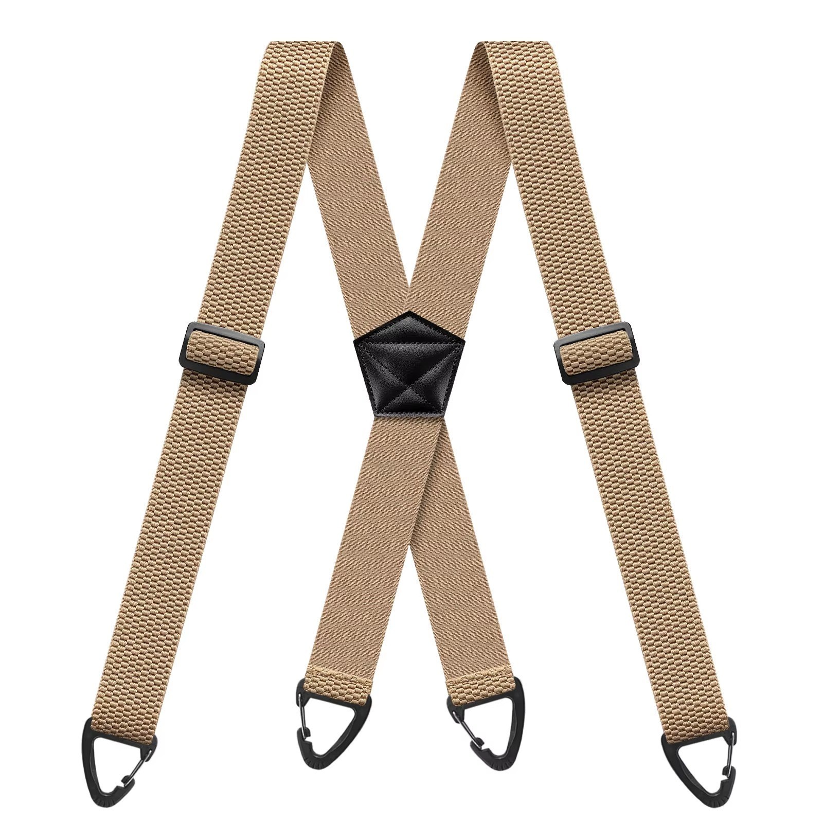 Suspenders for Men Heavy Duty, X Shape Back Hidden Suspender 1.5″ Under Clothing
