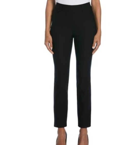 Rafaella Women’s Pants 12 Pull-On Stretch Pant Black Size 12