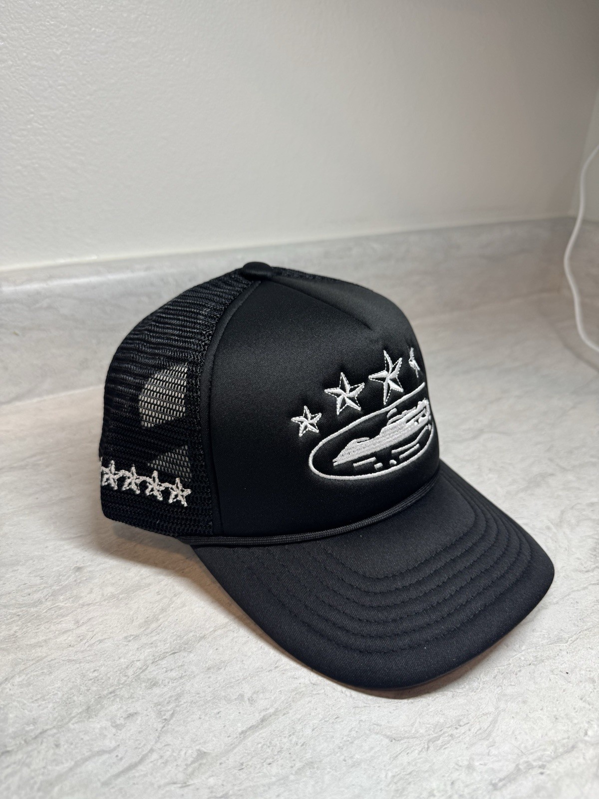 Black Corteiz Trucker Hat – Brand New