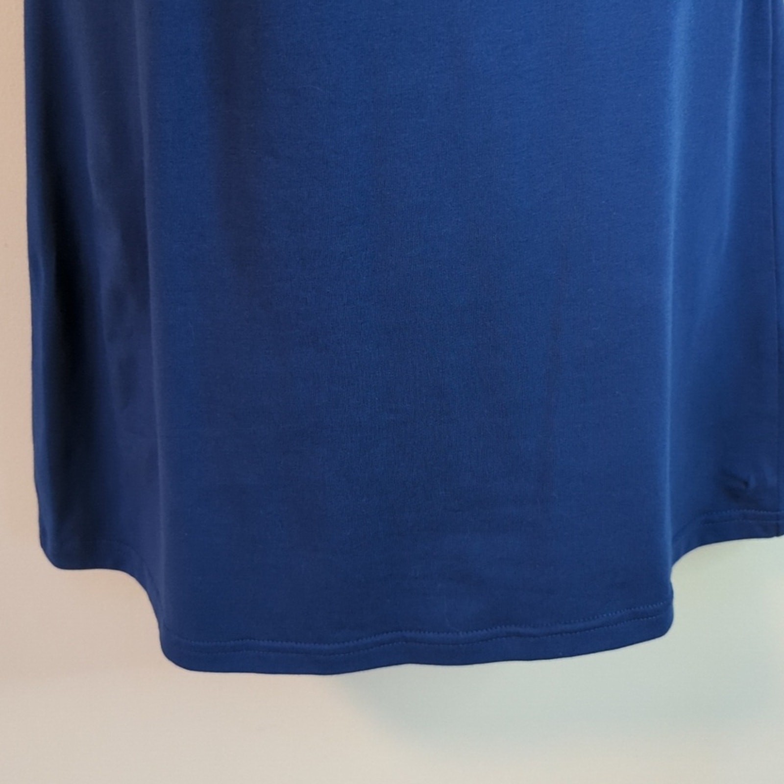 NWT Ana Clare Sophia Ruffle Neck Dress Navy XS