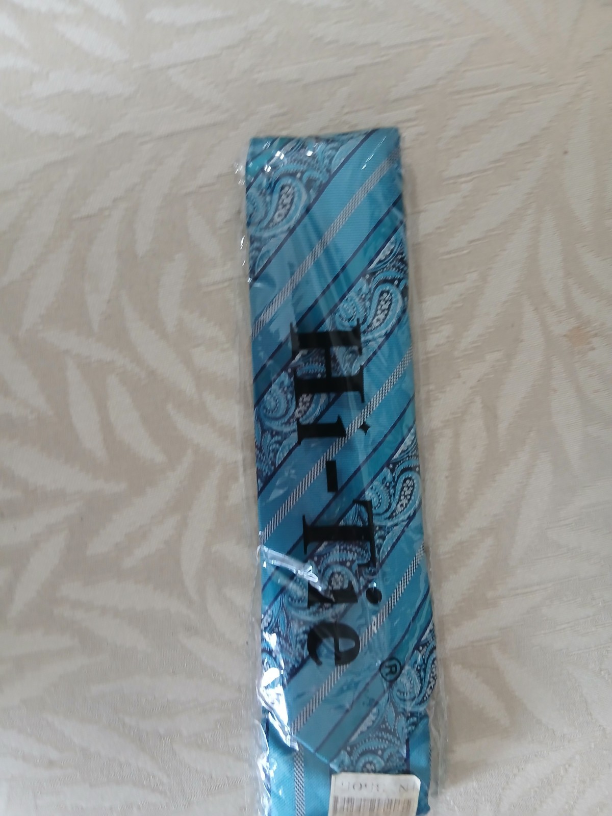 Hi-Tie Men’s Blue Classic Handkerchief Cufflinks & Neck Tie Set NWT