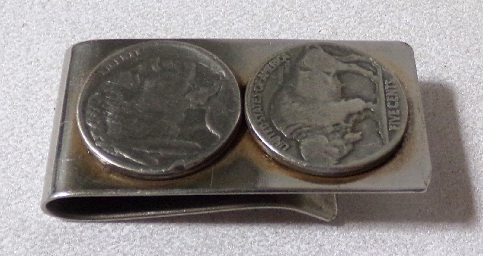 1925 Indian Buffalo Head Nickel Money Clip