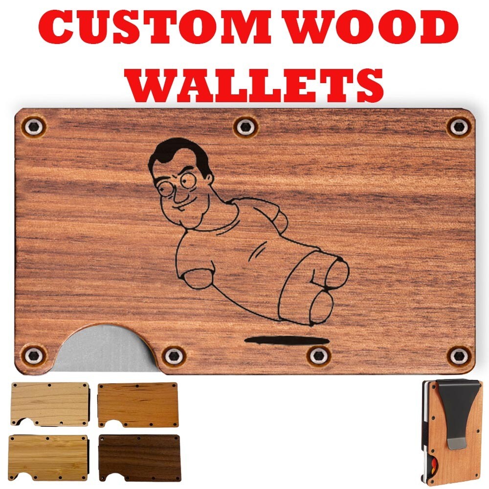 MIND QUAD AMERICAN DAD – CUSTOM ENGRAVED WALLET