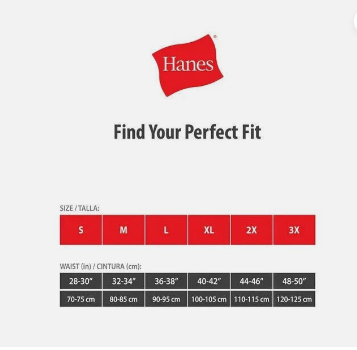 Hanes Men’s Tagless White Briefs with ComfortFlex Waistband XL 6 PACK