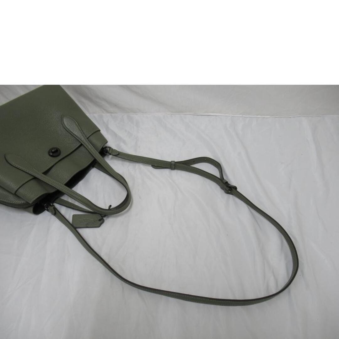 COACH 2way bag leather 91740 C20 AB rank 63 used