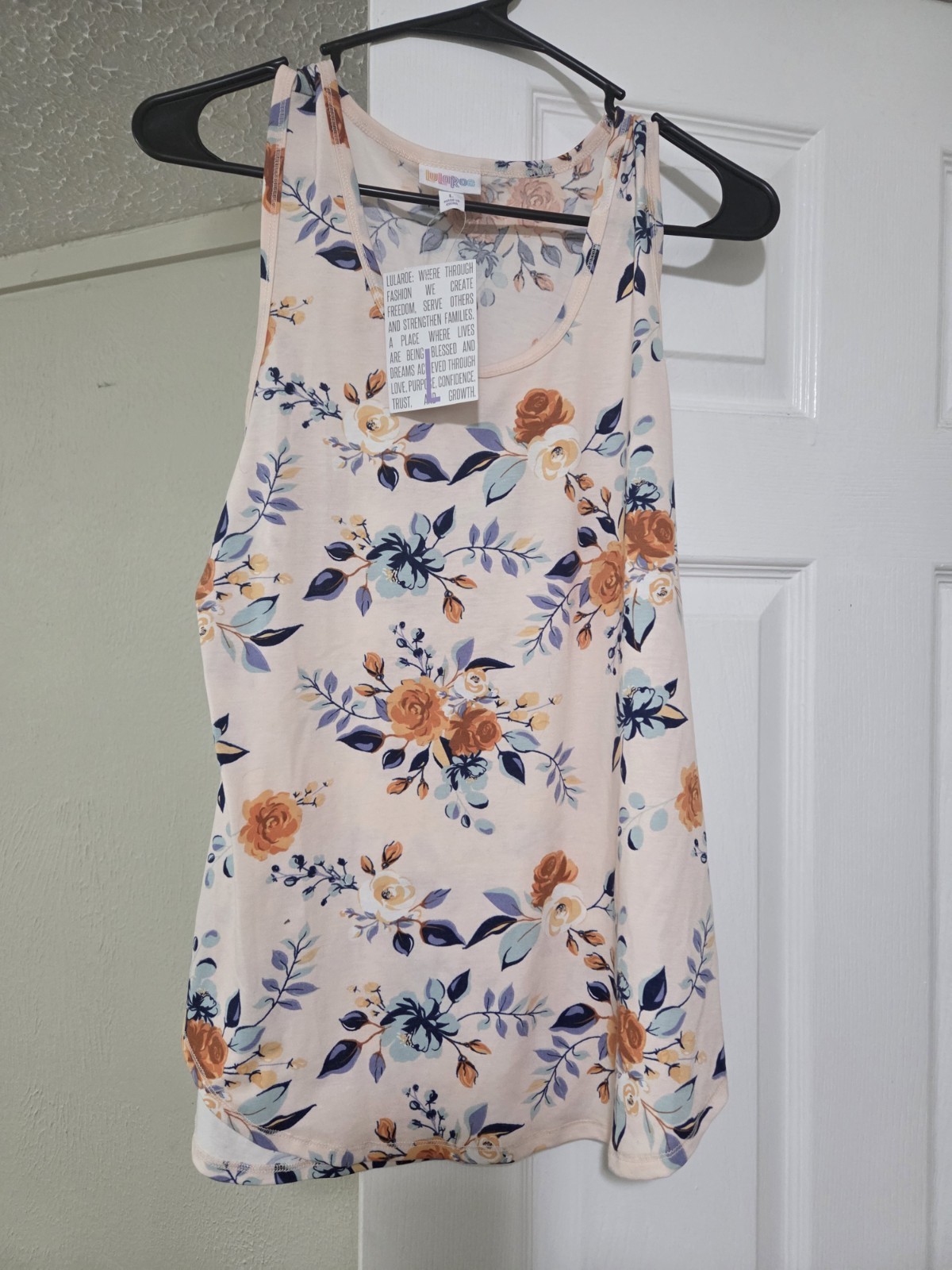 LuLaRoe Women’s Floral Tank SIZE L