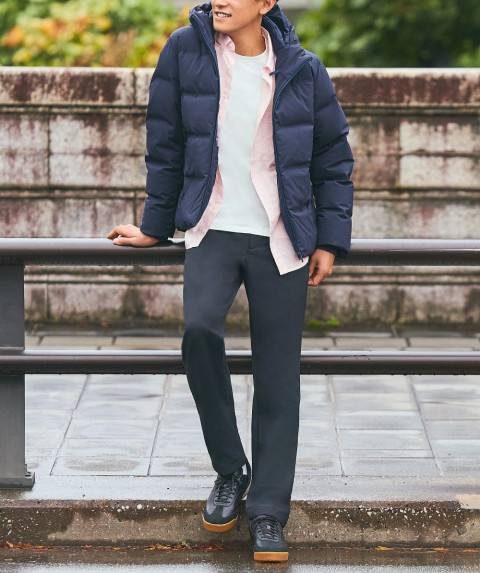 Men UNIQLO Seamless Down Parka “Warmer than The North Face” Fill Power 750+ New