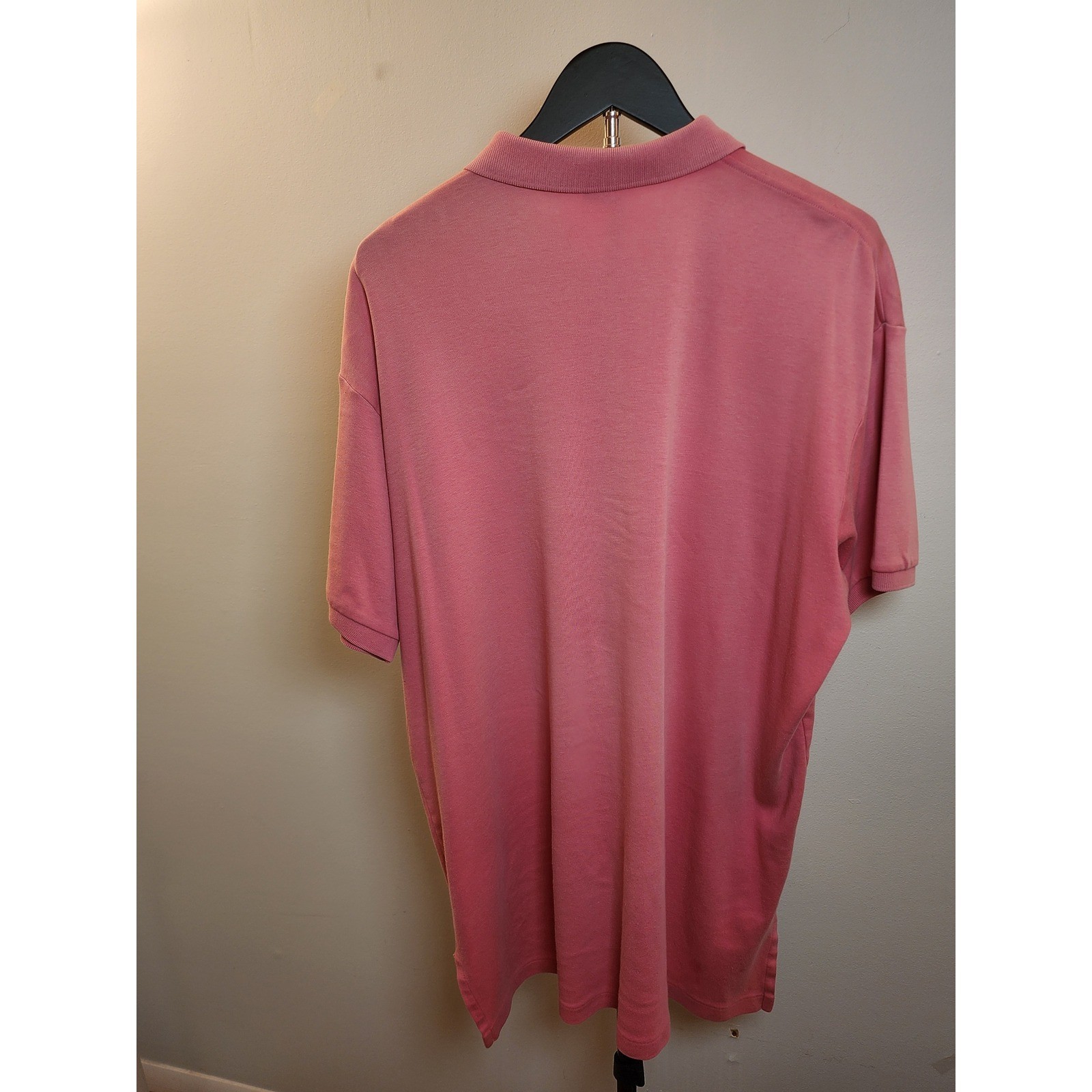 Polo Ralph Lauren Mens XL Salmon Pink Short Sleeve Cotton Pique Polo Shirt