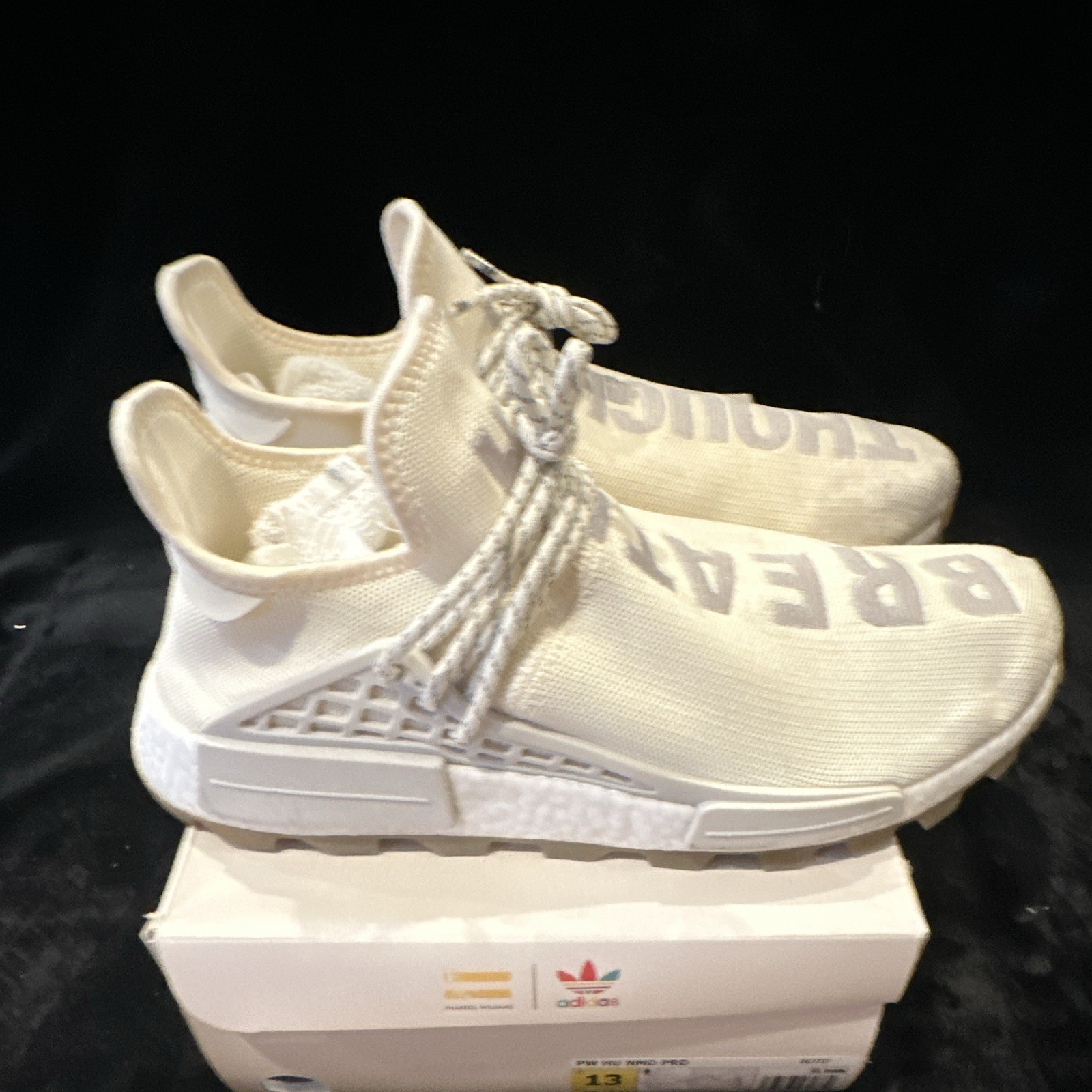 adidas Pharrell PW HU NMD Human Race Trail PRD Cream/Raw White EG7737 2019