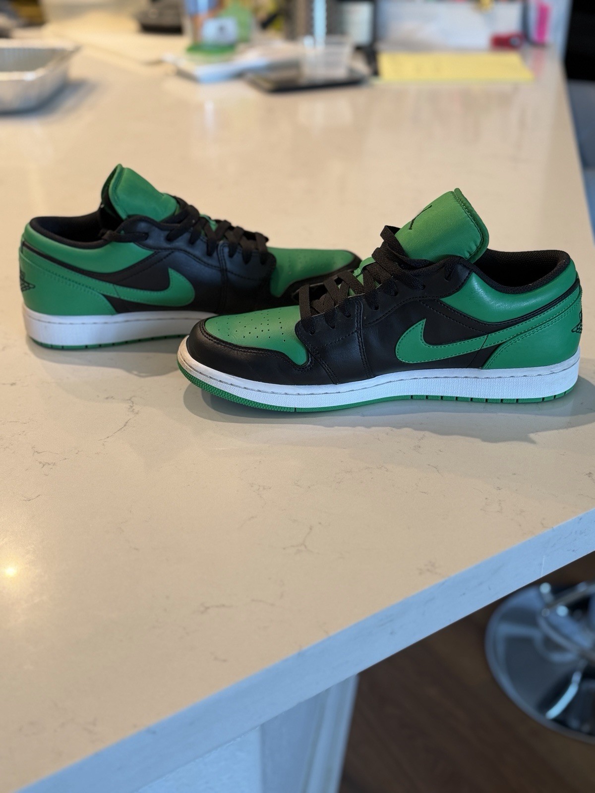 Air Jordan 1 Low ‘Black Lucky Green’ Size 12