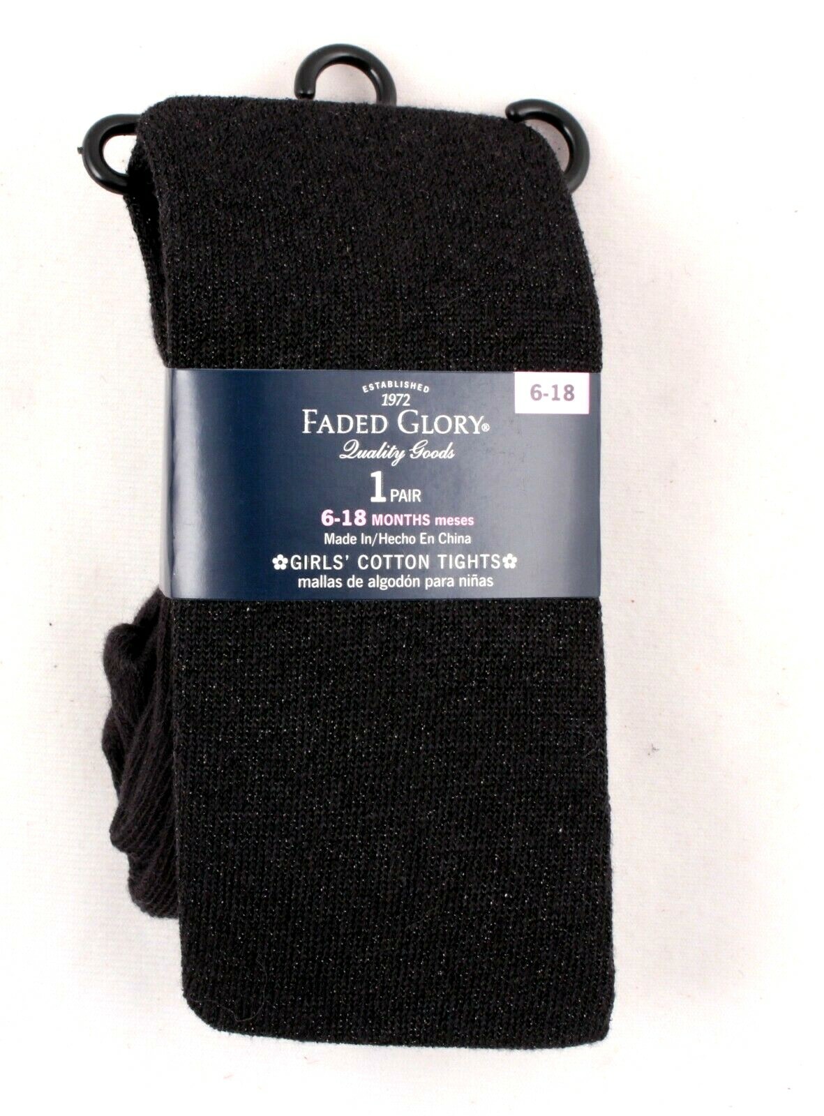 Faded Glory Girls Fashion Tights Baby Toddler Sizes Various Styles