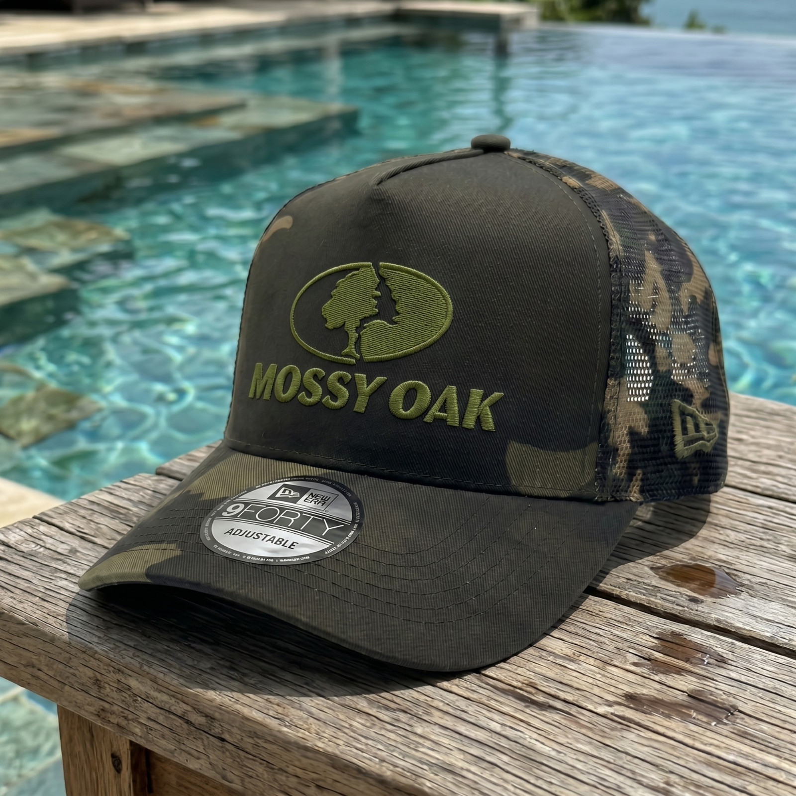 Mossy Oak Camo Hunting Hat Embroidered Adjustable Camouflage Cap