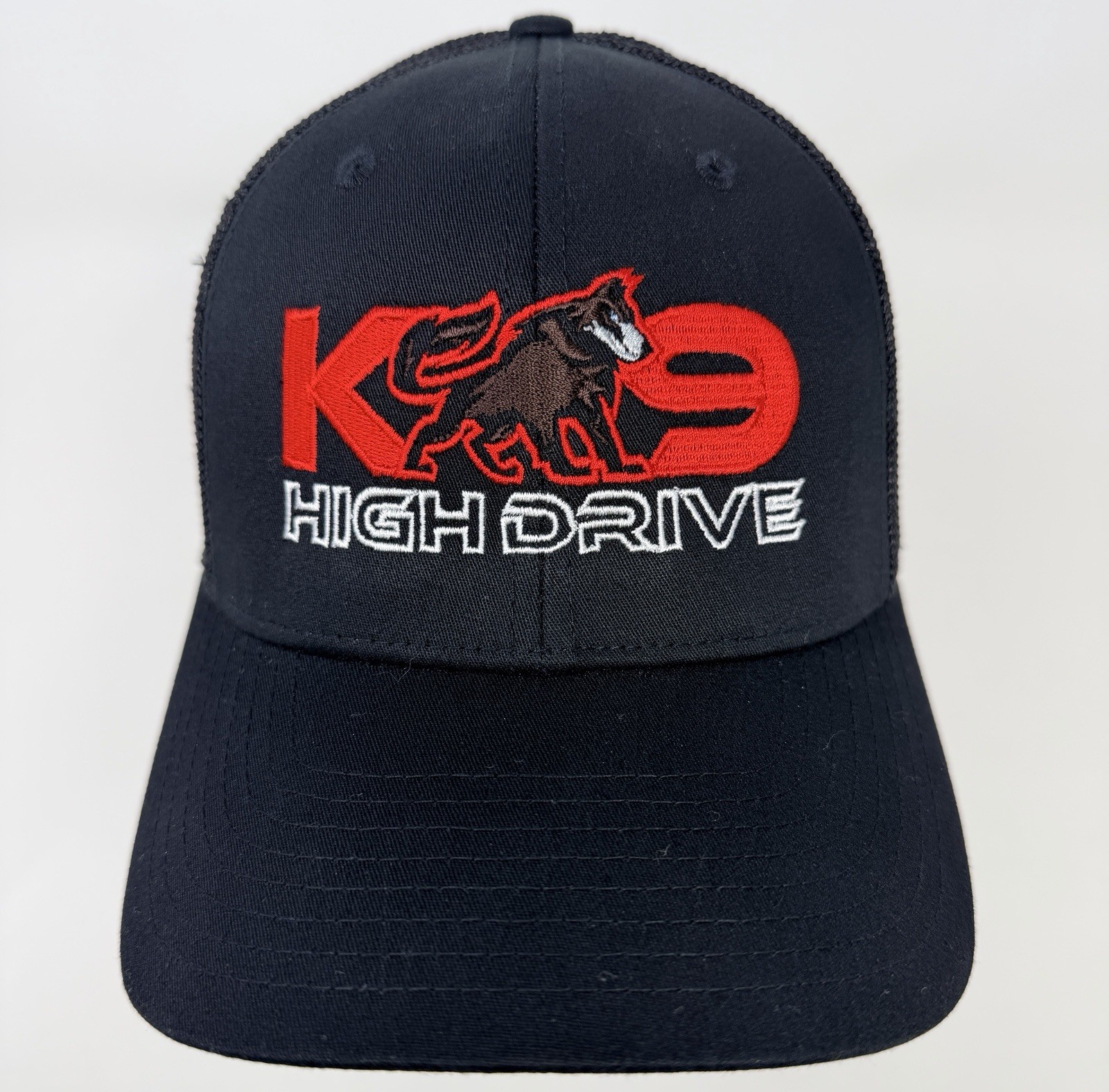 High Drive K-9 Cap Hat Shepherd – Malinois Police Dog Excellent Cond! Sm-Md Flex