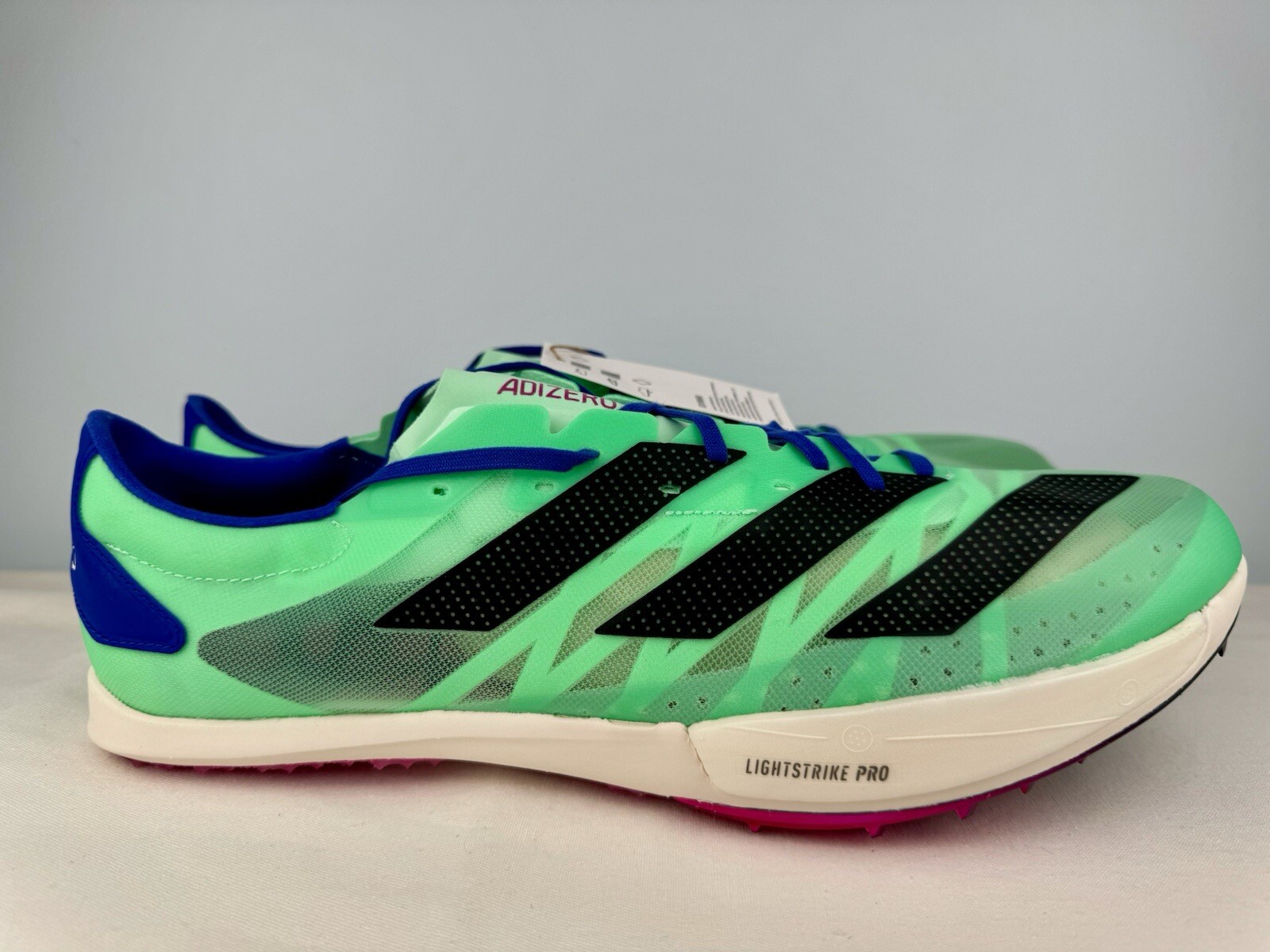 Adidas Adizero Ambition Unisex Spikes 800-1500m Green Men’s Size 13 With Spikes