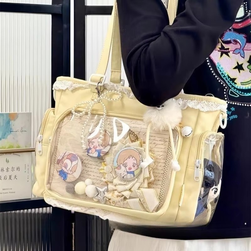 Large Anime Itabag Tote Bag 33cm/13in x 22cm/8.7in x 12cm/4.7in Nylon Lining