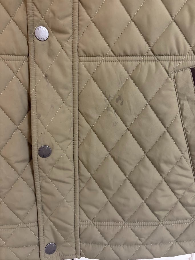 Orvis Men’s Route 7 Quilted Vest Snap Front Light Olive Lined Full Zip XL