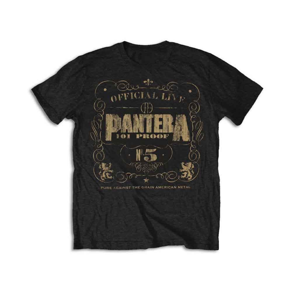 Pantera 101 Proof T-Shirt Black New
