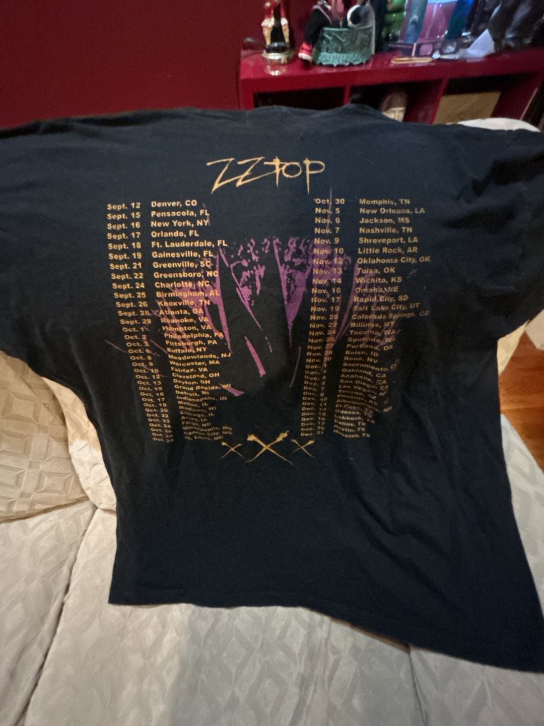 Vintage 1999 ZZ Top XXX Tour Concert Band T-Shirt